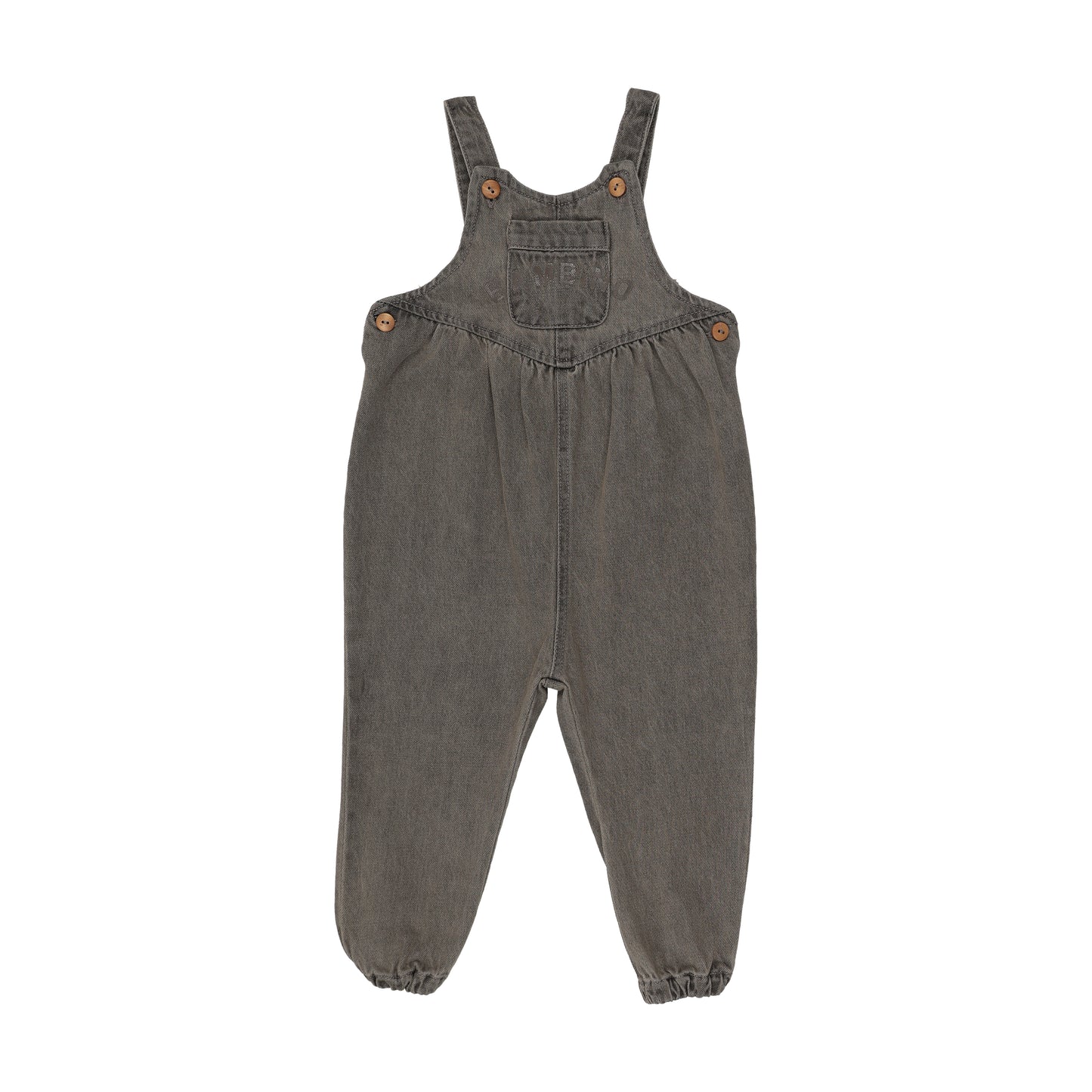 Lil Legs Denim Day Toddler Overalls -Gray Wash