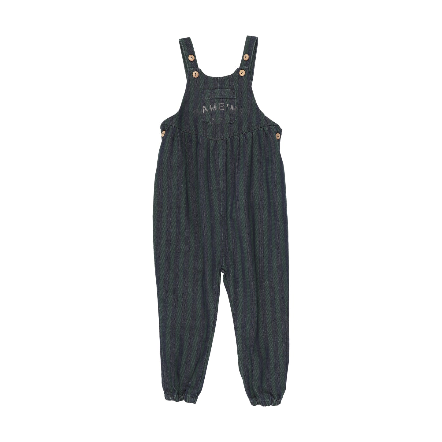 Lil Legs Denim Day Toddler Overalls- Denim Green