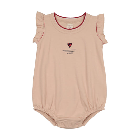 Lil Legs Outerfield Girls Romper-Pink