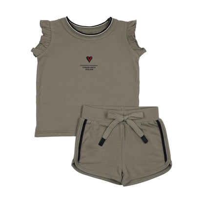 Lil Legs Outerfield Girls Set- Green