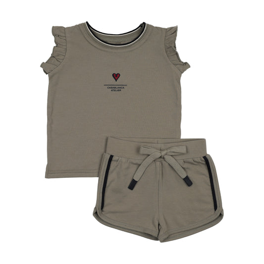 Lil Legs Outerfield Girls Set- Green