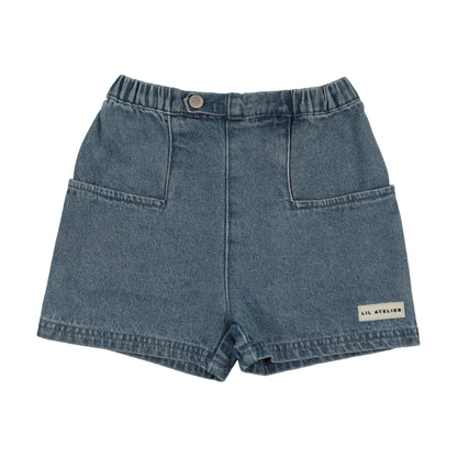 Lil Legs Denim City Shorts Mid Blue Wash