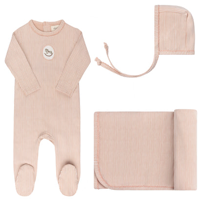 Pink Cotton French Terry Rocking Horse Take Me Home Set