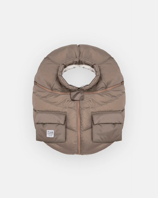 7AM Car Seat Cover Cocoon- Chestnut