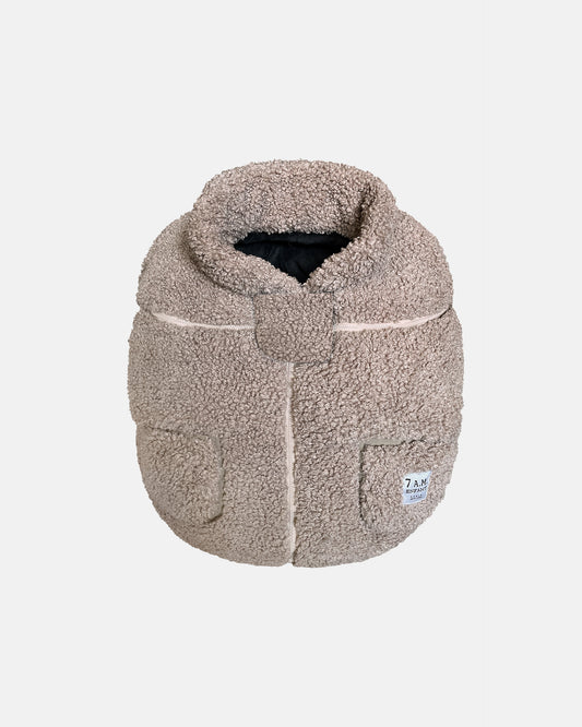 7AM Car Seat Cover Cocoon- Oatmeal